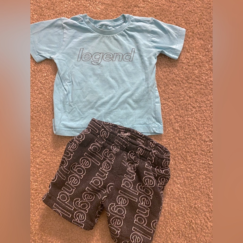 2T boutique shorts/tee set toddler boys